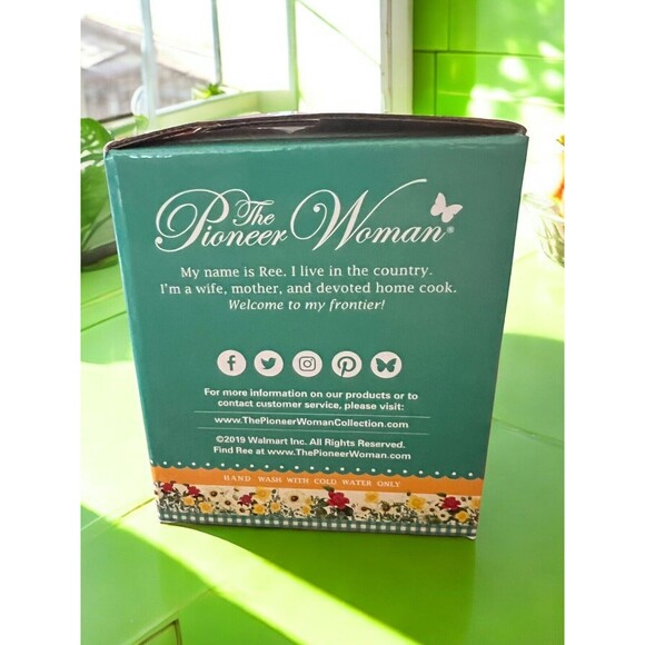 The Pioneer Woman 20oz Stemless Glass Happy Birthday Wine Glass NIB Prairie Ree - Picture 7 of 7